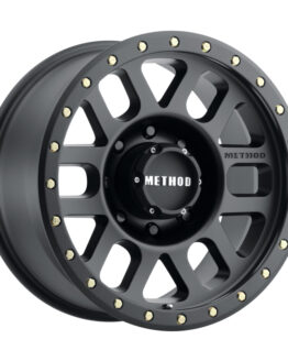 MR309 Grid 18x9 0mm Offset 8x180 130.81mm CB Matte Black Wheel