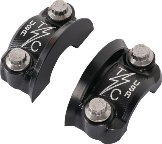 Thrashin Supply Speedway Perch Clamp Kit Twice Cut for 1in H-D Bars - Image 2