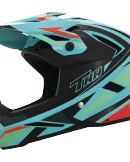 THH T-42 BMX Acceler Helmet Blue/Orange Medium