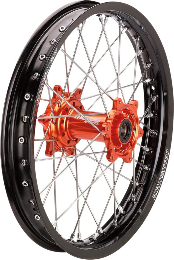 SX-1 Black Orange Complete Rear Wheel 2.15x19