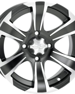 SS312 Black Wheel 14X6 4/137 4+2 12MM Bolt Holes