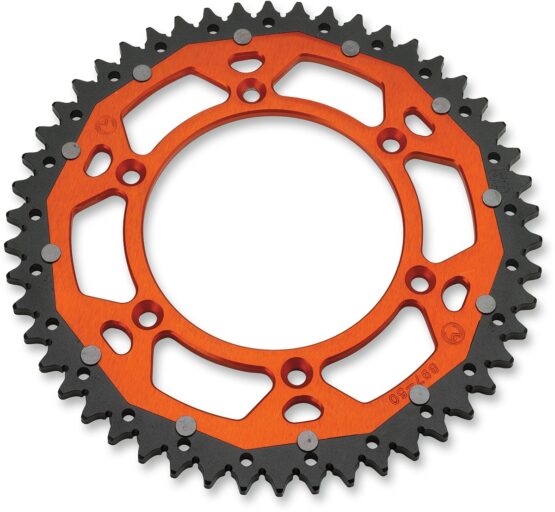 50T Orange Dual Metal Rear Sprocket