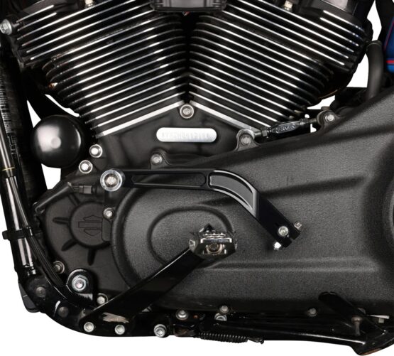 Thrashin Black Short Shift Lever Harley Softail - Image 2