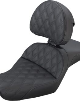 Explorer 2-Up Seat Black w/Backrest