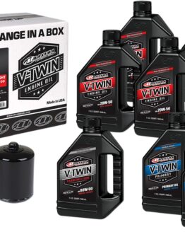 Synthetic V-Twin Oil Change Kit w/ Black Filter For Milwaukee-Eight