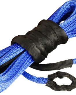 KFI Synthetic Winch Cable Extension 1/4" x 50' Blue Rope