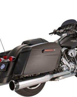 MK45 Chrome 4.5" Slip On Exhaust Black Cap Thruster