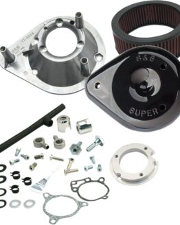 S&S Teardrop Air Cleaner Kit Gloss Black For Harley Touring 08-16
