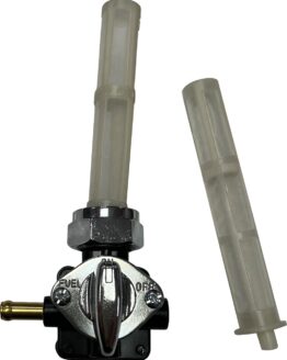 Drag Specialties Vacuum Fuel Petcock Left Outlet Black