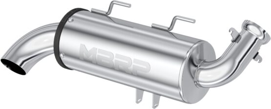 MBRP 5" Slip-On Exhaust Muffler Silver For 17-22 SPT Touring XP/850