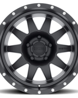 MR301 The Standard 15x7 -6mm Offset 5x4.5 83mm CB Matte Black Wheel