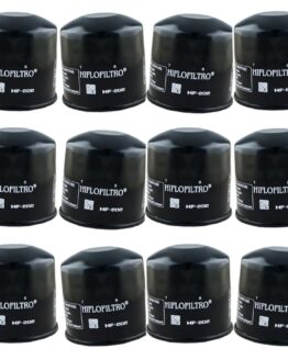HF202 Oil Filter - Black - 12 Pack