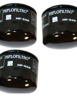 HF552 Oil Filter - Black - 3 Pack