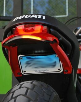 New Rage Cycles Fender Eliminator Kit Black Fits 15-17 Ducati Scrambler
