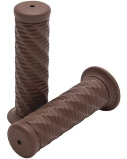 Bikers Choice Spiral Grip 1In Brown