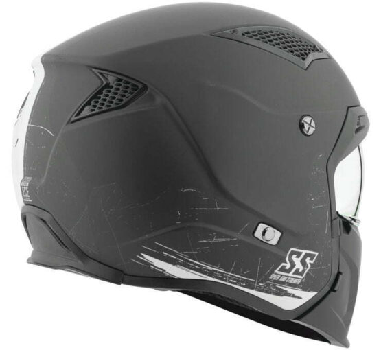 SS2400 Tough As Nails Helmet Black/White - Small by Speed and Strength - Image 2