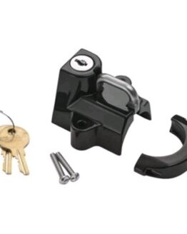 Kuryakyn Universal Helmet Lock Black 1-1/4"-1-1/2"