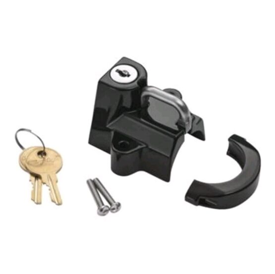 Kuryakyn Universal Helmet Lock Black 1-1/4"-1-1/2"