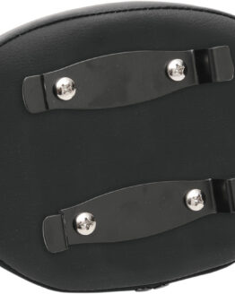 Drag Specialties Oval Backrest Pad Smooth Black