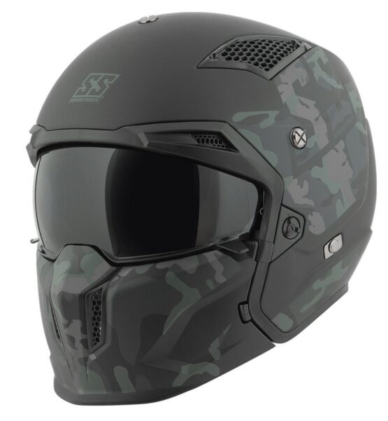 Speed and Strength SS2400 Call 2 Arms Helmet Black/Camouflage Small