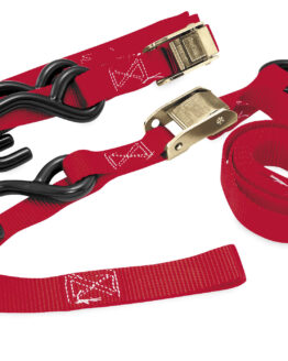 Integrated Tie Downs - Pair - 1" x 72" Integrated Soft Hook - Red