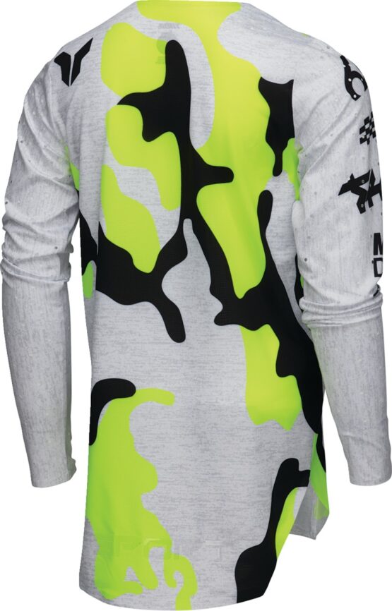 Thor Youth SPORTMODE Riot Jersey XL Black/Fluorescent Yellow/Gray/White - Image 2