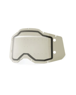 100 Percent Accuri 2/Racecraft 2/Strata 2 Smoke Dual Pane Lens Adult