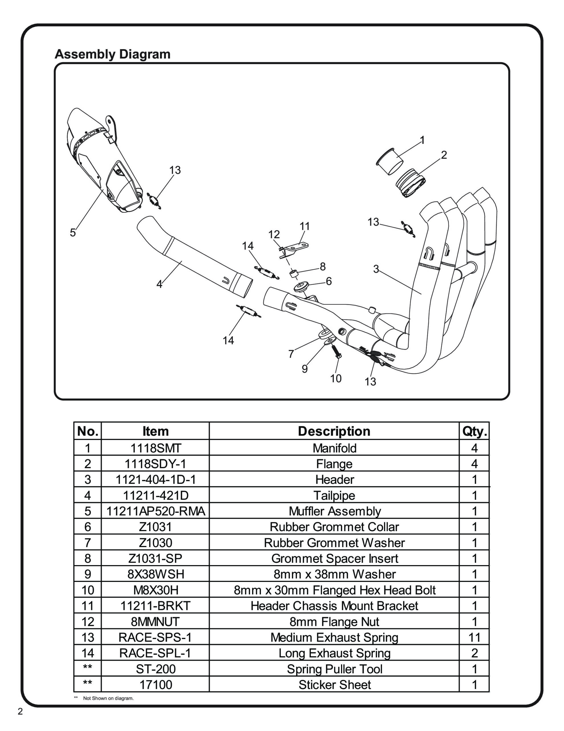 Yoshimura AT2 Race Stainless Full Exhaust Silver Fits 22-24 Suzuki Hayabusa - Image 3