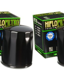 HF170B Oil Filter - Black - 2 Pack