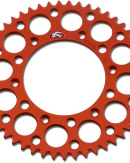 7075-T6 Aluminum 51T Rear Sprocket Orange