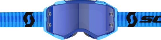 SCOTT Fury Snow Cross Goggle Blue/Black Enhancer Blue Chrome Lens - Image 2