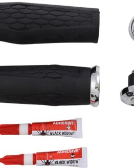 Hex Grips 7/8inch Universal Chrome
