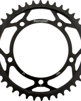 Supersprox Steel Rear Sprocket 42T Black 530 Fits 00-16 Triumph Suzuki