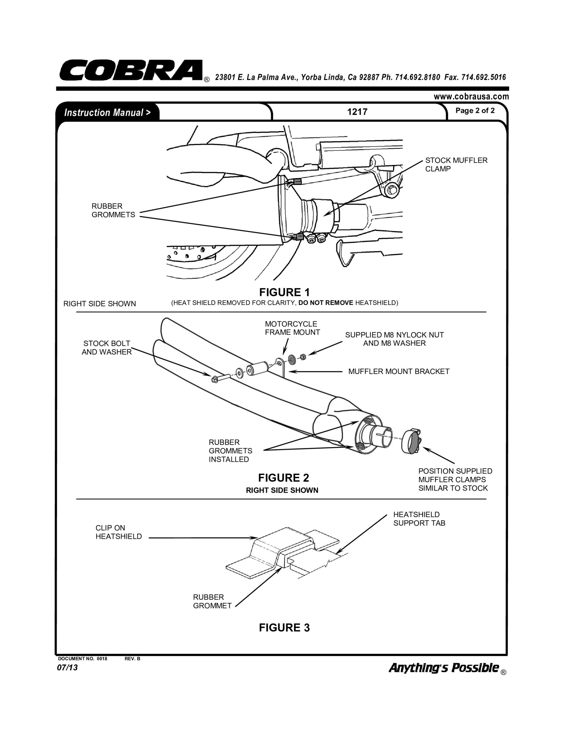 Six-2-Six Chrome Dual Slip On Exhaust - Image 4