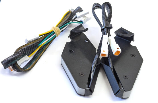 New Rage Cycles Rear Turn Signals Black Fits 2019+ Ducati Diavel 1260 - Image 2
