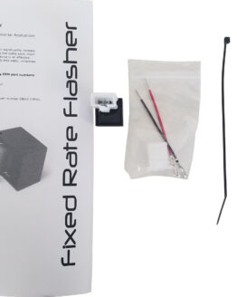 Fixed Rate Turn Signal Flasher w/ Honda Grom Plug Adapter