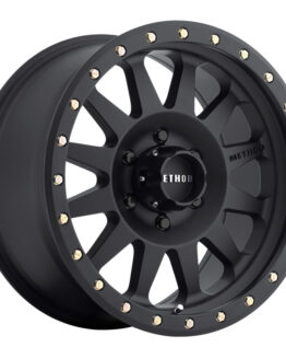 MR304 Double Standard 18x9 +18mm Offset 6x5.5 108mm CB Matte Black Wheel