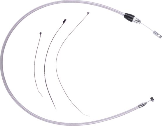Drag Specialties Quick Connect Upper Clutch Cable 42in Stainless Harley For 2025-2024 FLHX FLTRX - Image 2