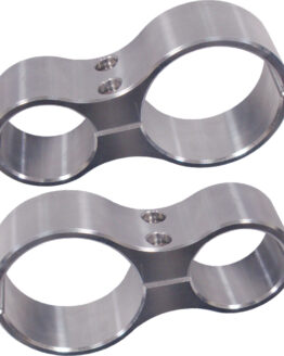 Polished Shock Clamps - 1.75" Cage / 2.5" Shock Reservoir For RZR