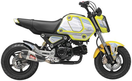 Yoshimura "Edge White" Graphics Kit Fits 2022 Honda Grom - Image 5