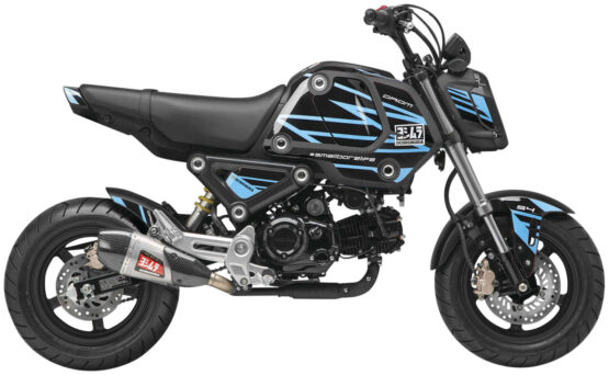 Yoshimura "Edge Blue" Graphics Kit Fits 2022 Honda Grom - Image 3