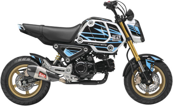 Yoshimura "Edge Blue" Graphics Kit Fits 2022 Honda Grom - Image 4