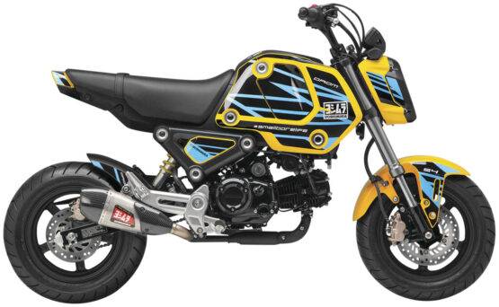 Yoshimura "Edge Blue" Graphics Kit Fits 2022 Honda Grom - Image 5