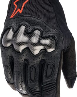 Alpinestars Megawatt Gloves Black/Red Fluo XL Offroad