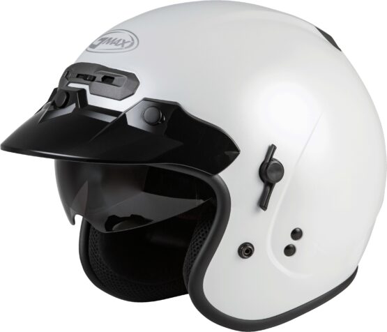 GMAX GM-32 Open-Face Helmet Pearl White XL for Street Use - Image 2