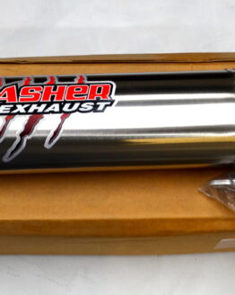 Stainless Slip On Exhaust Muffler w/SA