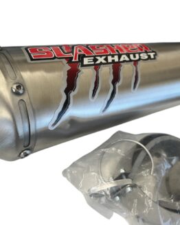 Stainless Slip On Exhaust Muffler w/SA *SD*