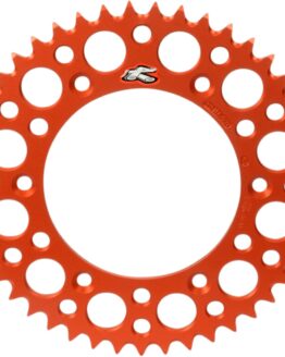 Aluminum Rear Sprocket Twinring 52T Orange