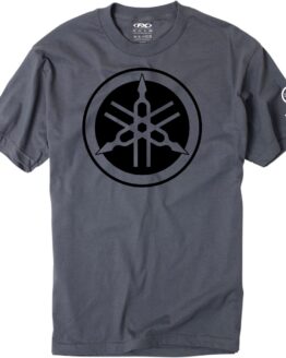 Men's Yamaha Tuning Fork Tee Charcoal 2XL by Factory Effex