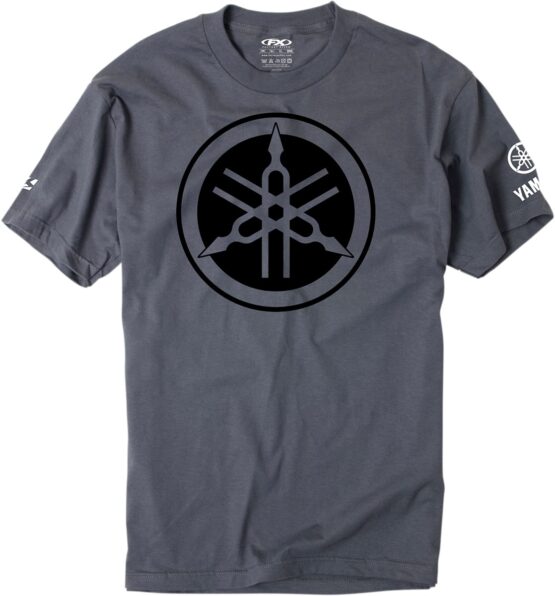 Men's Yamaha Tuning Fork Tee Charcoal 2XL by Factory Effex
